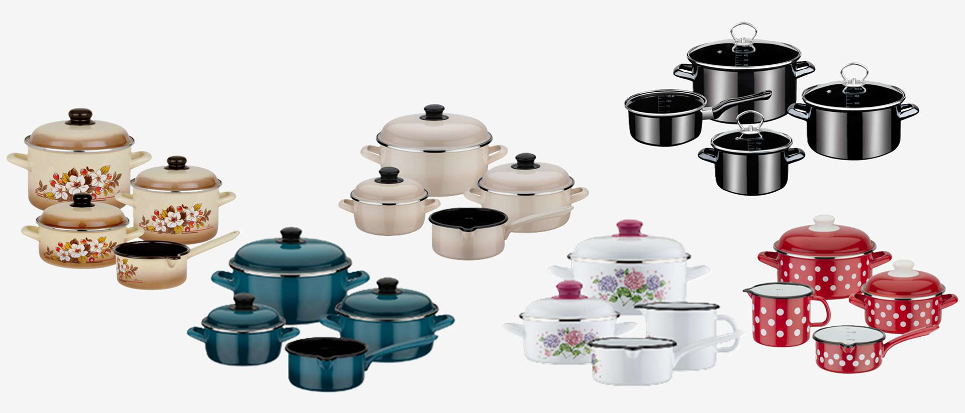 GSW Topfserien und Topfsets Emaille